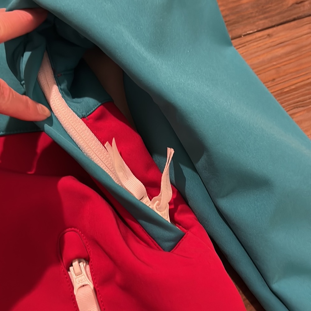 Neff NEW Daily Softshell Snow/Board Coat Teal & Maroon XS - Picture 5 of 9